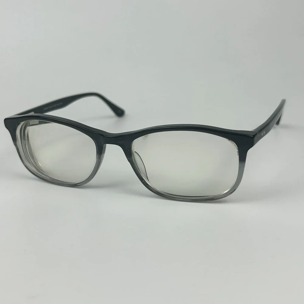 Robert Mitchel RM 8001 Mens Eyeglasses Frame Black Fade Full Rim 54-18-145 mm